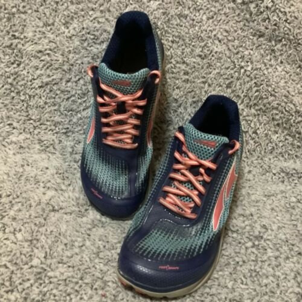 Altra Torin 3.0 Zero Drop Womens Sz 8.5 Preowned Sneakers Blue Pink